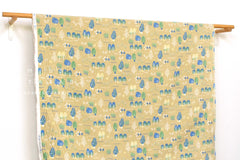 Japanese Fabric Corduroy Into the Woods - B1 - 50cm