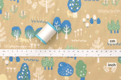 Japanese Fabric Corduroy Into the Woods - B1 - 50cm