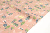 Japanese Fabric Corduroy Into the Woods - B2 - 50cm