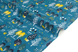 Japanese Fabric Corduroy Into the Woods - B4 - 50cm