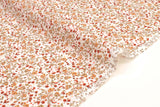 DEADSTOCK Japanese Fabric Pretty Fall Floral - orange - 50cm