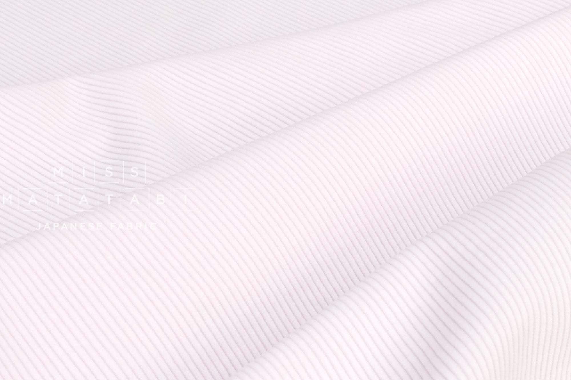DEADSTOCK Japanese Fabric 10-wale Corduroy - ice pink - 50cm
