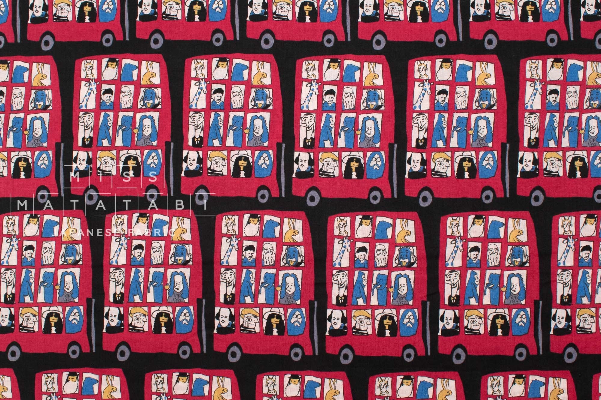 Japanese Fabric Famous Faces - E - 50cm