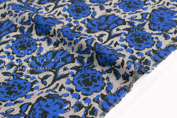 Japanese Fabric Georgia - blue - 50cm