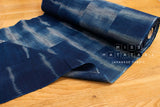 Shokunin Collection Kurume Kasuri Sun-dried Indigo Fabric - 1 - 50cm