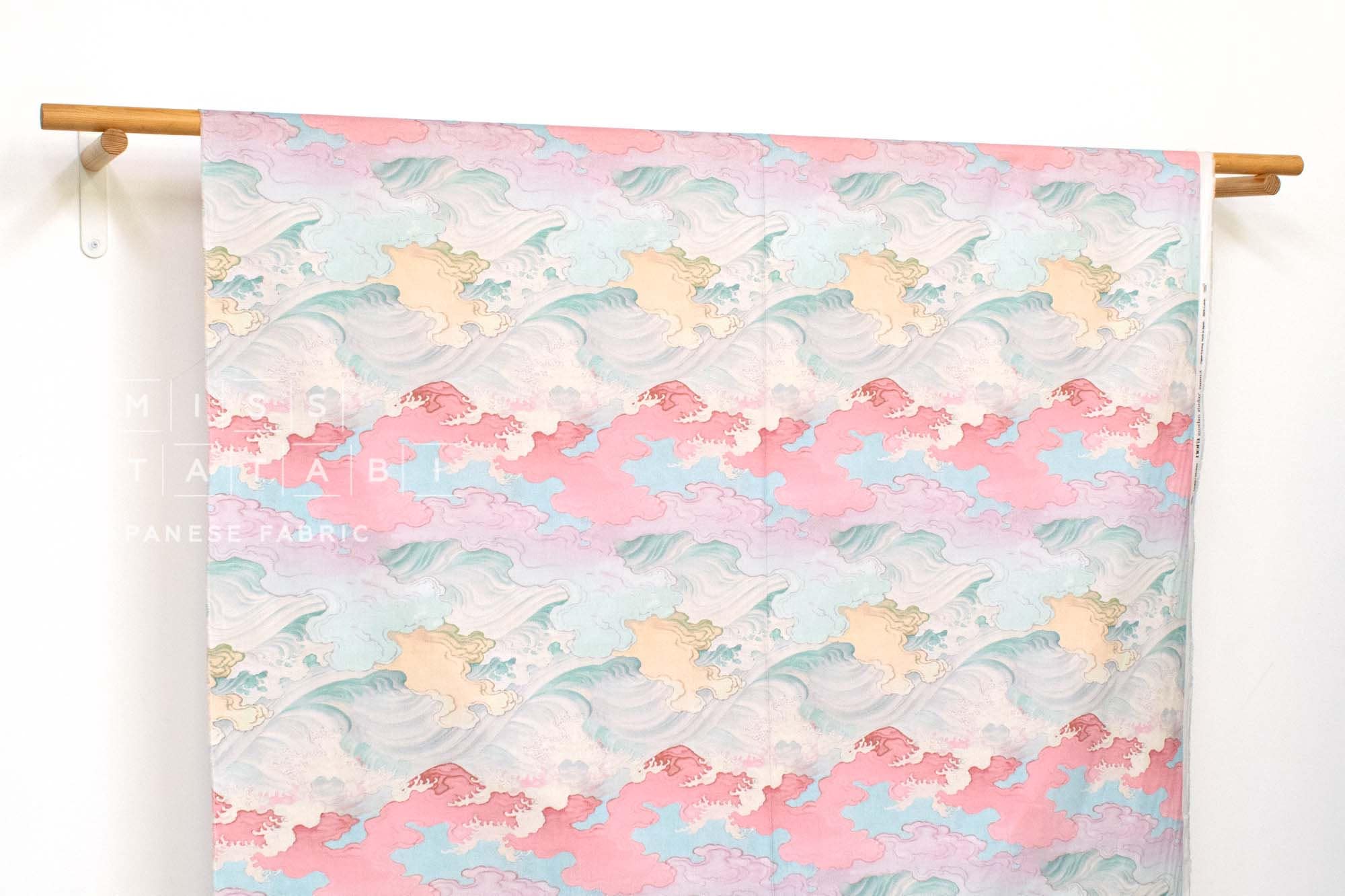 Japanese Fabric Cloudscape - A - 50cm