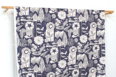 Japanese Fabric Folky Floral - 50cm