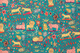 Japanese Fabric Stars and Lions - 50cm