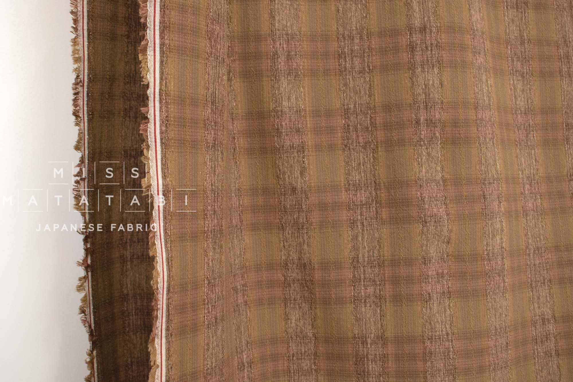 DEADSTOCK Japanese Fabric Yarn-Dyed Cotton Check - E - 50cm
