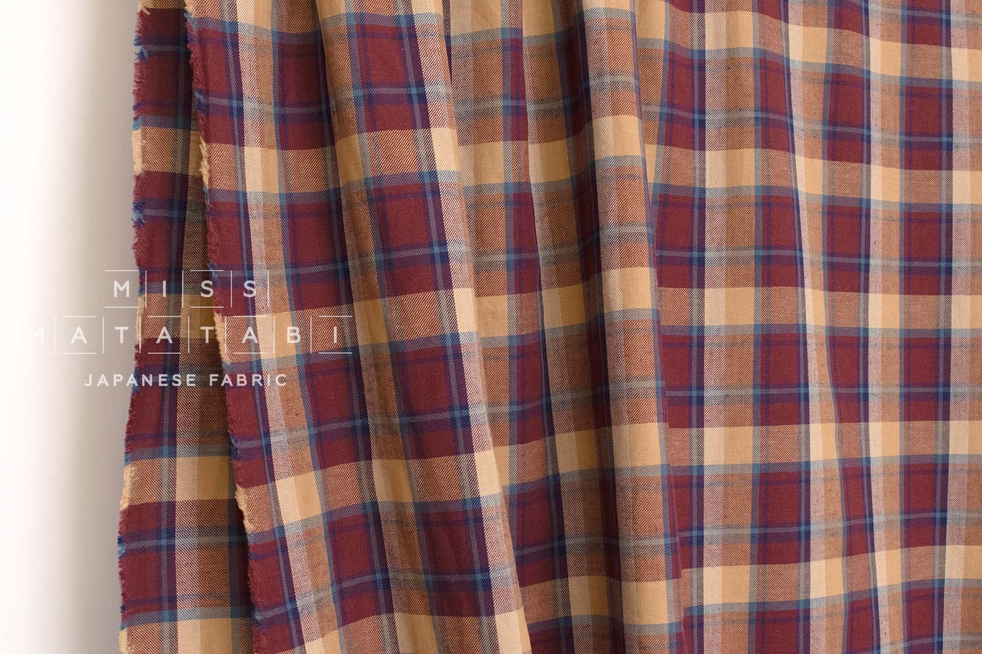 DEADSTOCK Japanese Fabric Autumn Brushed Cotton - 50cm