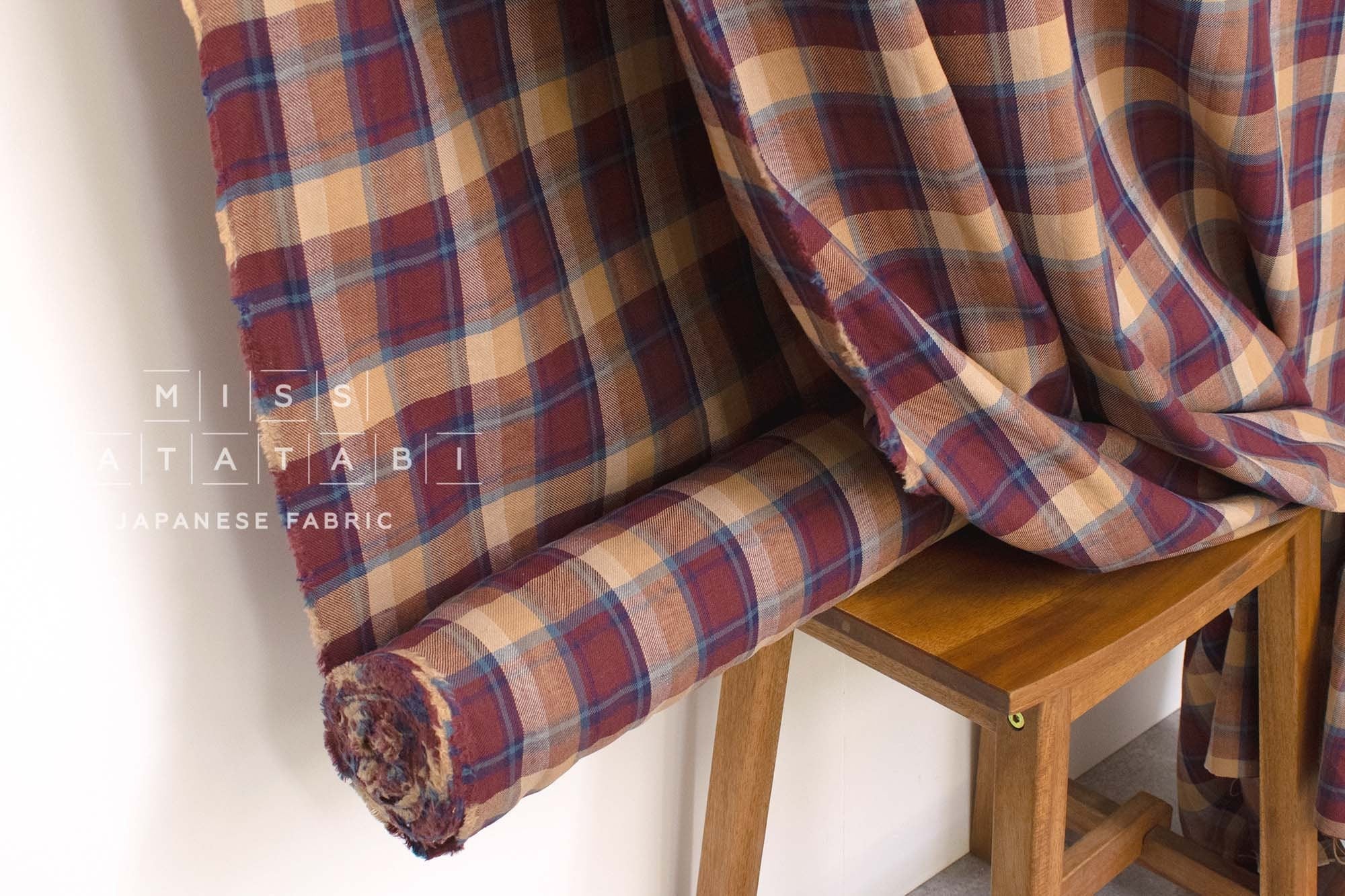 DEADSTOCK Japanese Fabric Autumn Brushed Cotton - 50cm