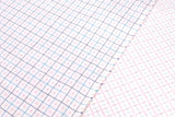 DEADSTOCK Japanese Fabric Dobby Check - blue - 50cm