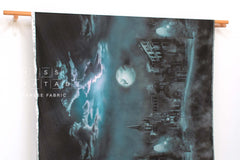 Japanese Fabric Spooky Night - panel