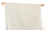 DEADSTOCK Japanese Fabric Dobby Gingham Pastel - 50cm