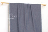 Japanese Fabric Shokunin Collection Yarn-Dyed Slub Denim - blue - 50cm