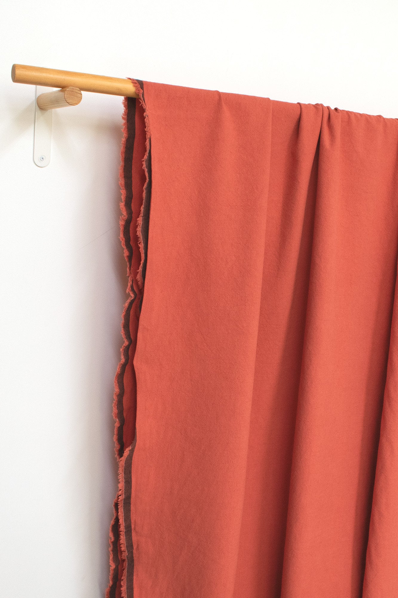 Japanese Fabric Shokunin Collection Azumadaki - coral orange - 50cm