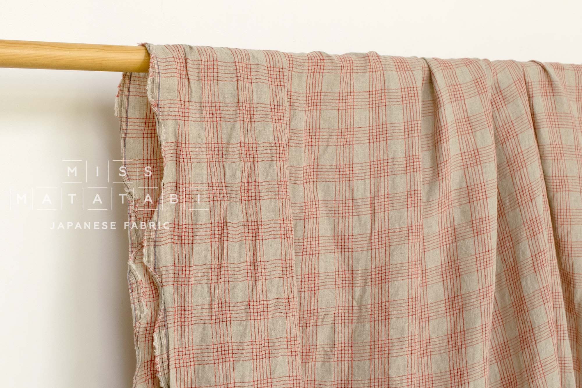 Japanese Fabric Shokunin Collection Yarn-dyed Azumadaki 91 - R3 - 50cm