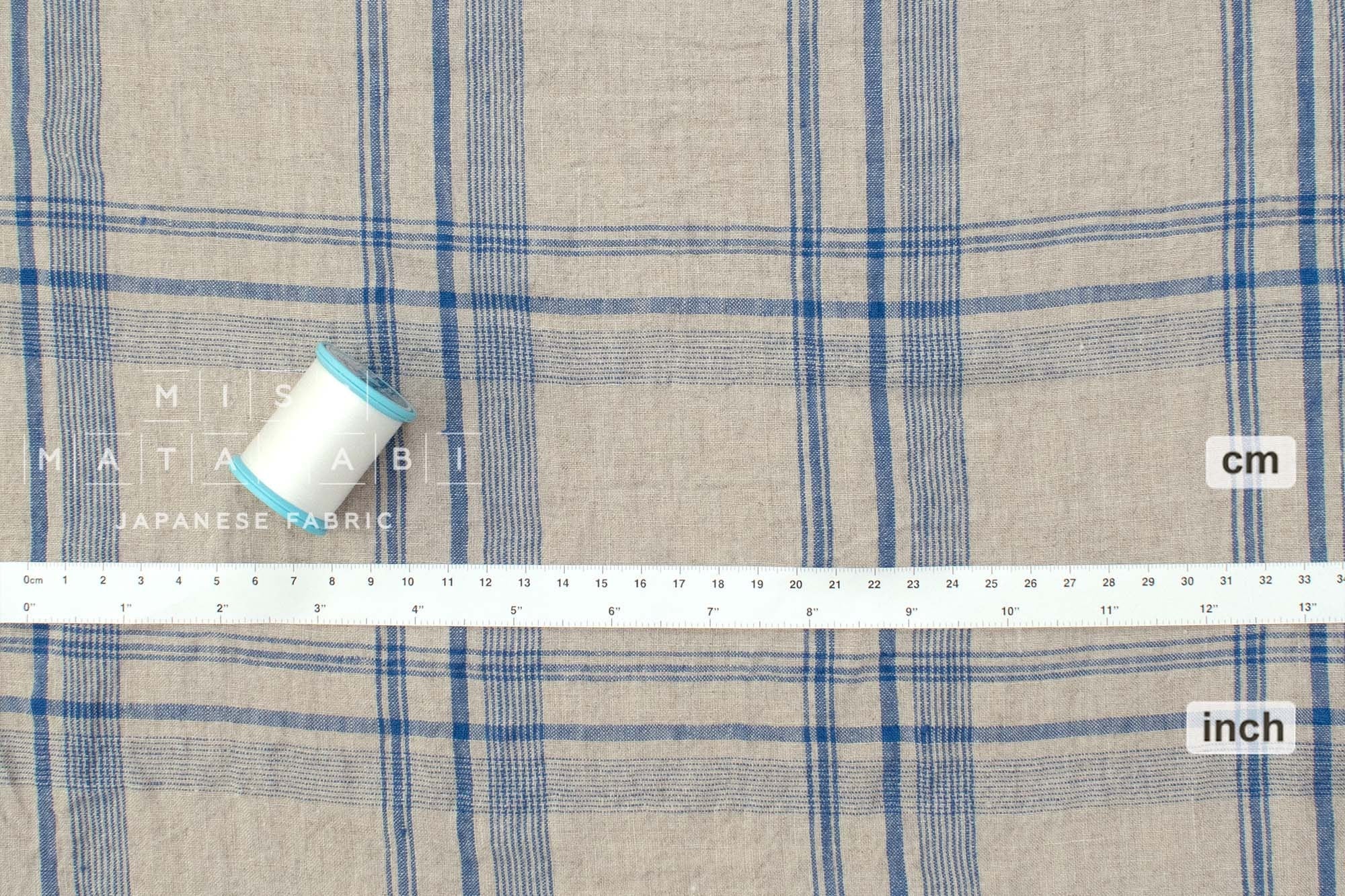 Japanese Fabric Shokunin Collection Yarn-dyed Azumadaki 91 - O - 50cm