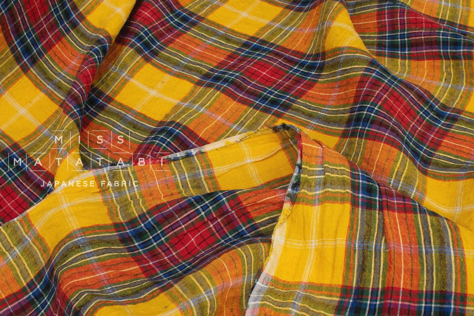 Japanese Fabric Shokunin Collection Yarn-dyed Azumadaki 91 - W4 - 50cm