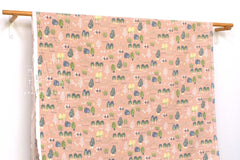 Japanese Fabric Corduroy Into the Woods - B2 - 50cm