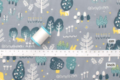 Japanese Fabric Corduroy Into the Woods - B3 - 50cm