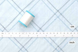 DEADSTOCK Japanese Fabric Pintuck Cotton - blue - 50cm