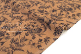 DEADSTOCK Japanese Fabric Corduroy - botanical - 50cm