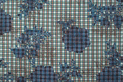 Japanese Fabric Floral Applique Style Check - 50cm