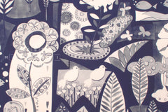 Japanese Fabric Folky Floral - 50cm