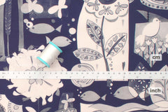 Japanese Fabric Folky Floral - 50cm