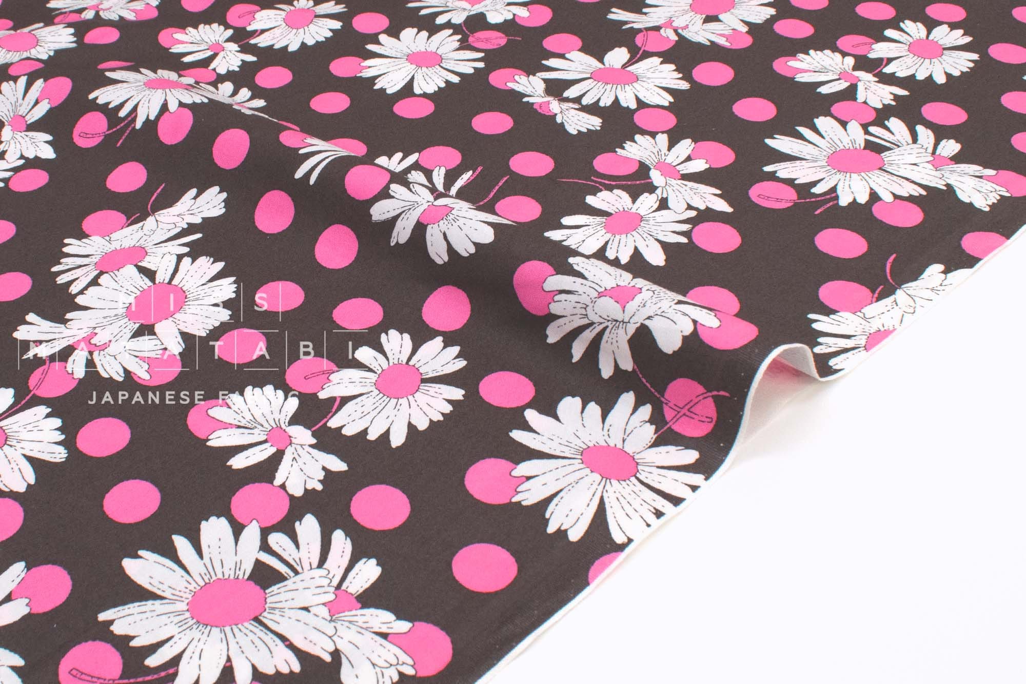 Japanese Fabric Petit Joli Daisy - C - 50cm