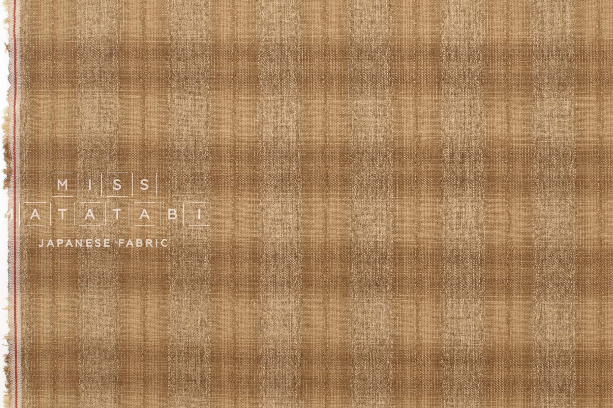 DEADSTOCK Japanese Fabric Yarn-Dyed Cotton Check - F - 50cm