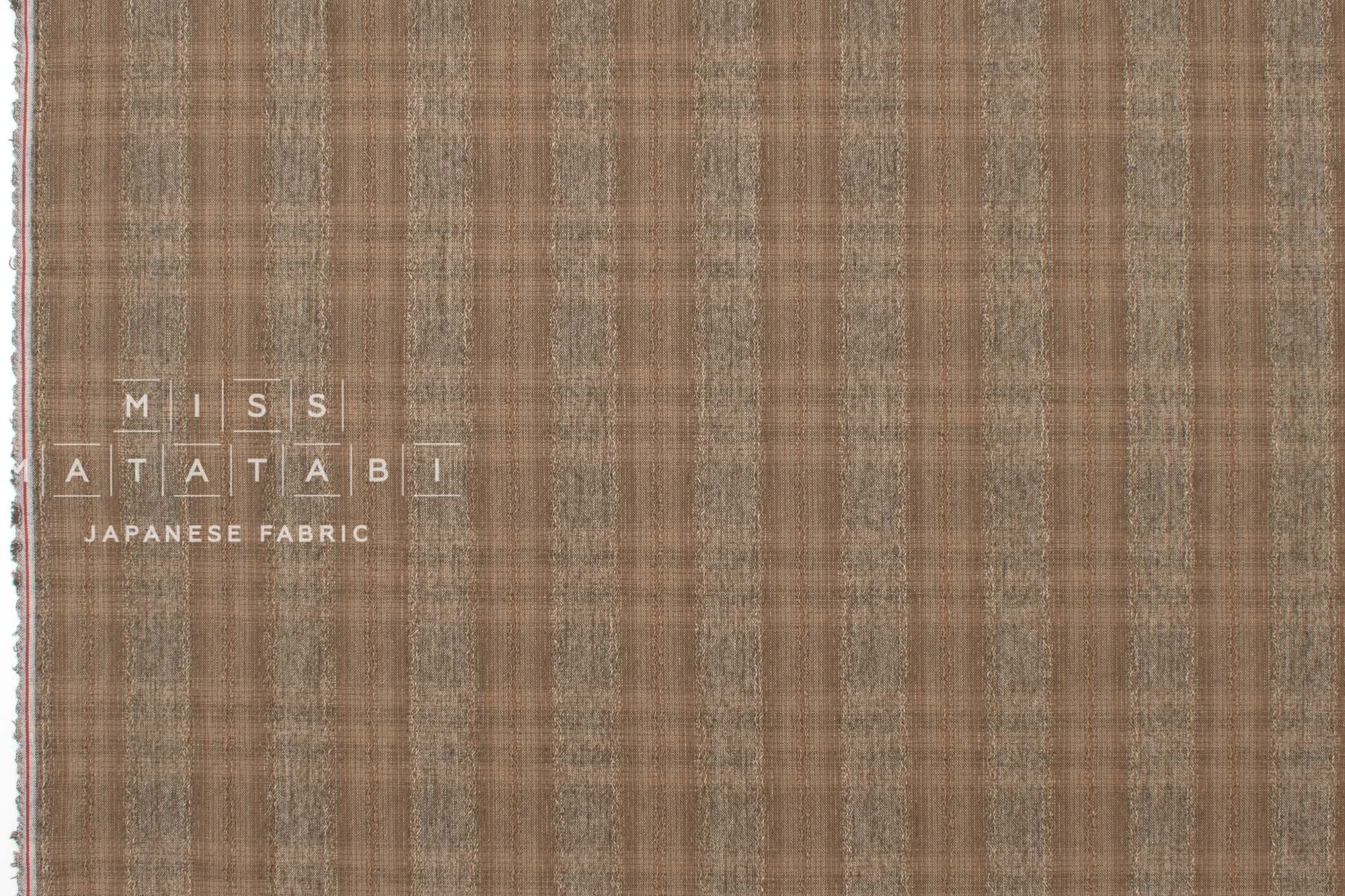 DEADSTOCK Japanese Fabric Yarn-Dyed Cotton Check - G - 50cm