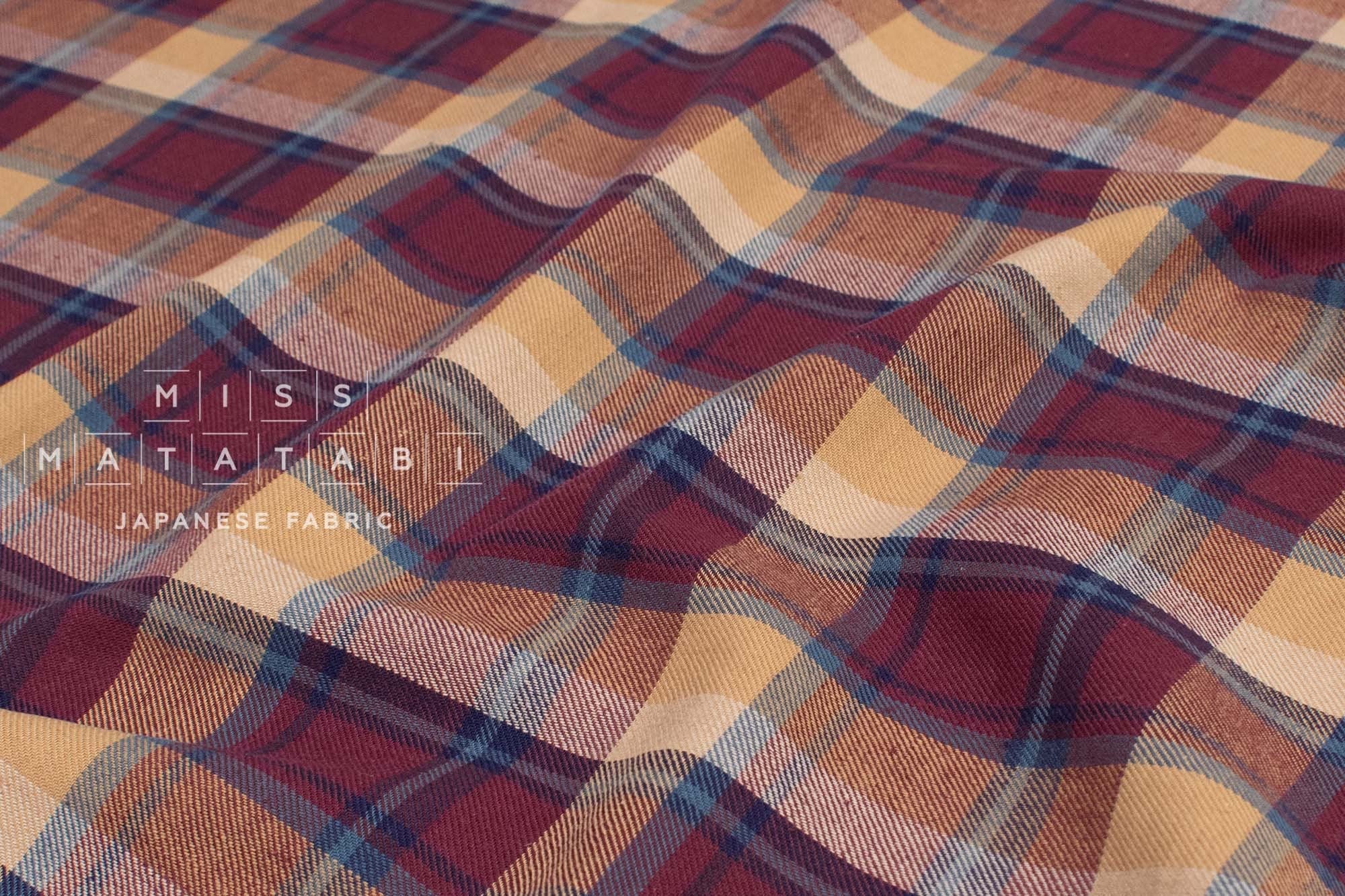 DEADSTOCK Japanese Fabric Autumn Brushed Cotton - 50cm