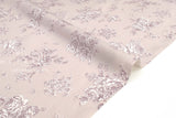 DEADSTOCK Japanese Fabric Rosie's Floral - pale dusty pink - 50cm
