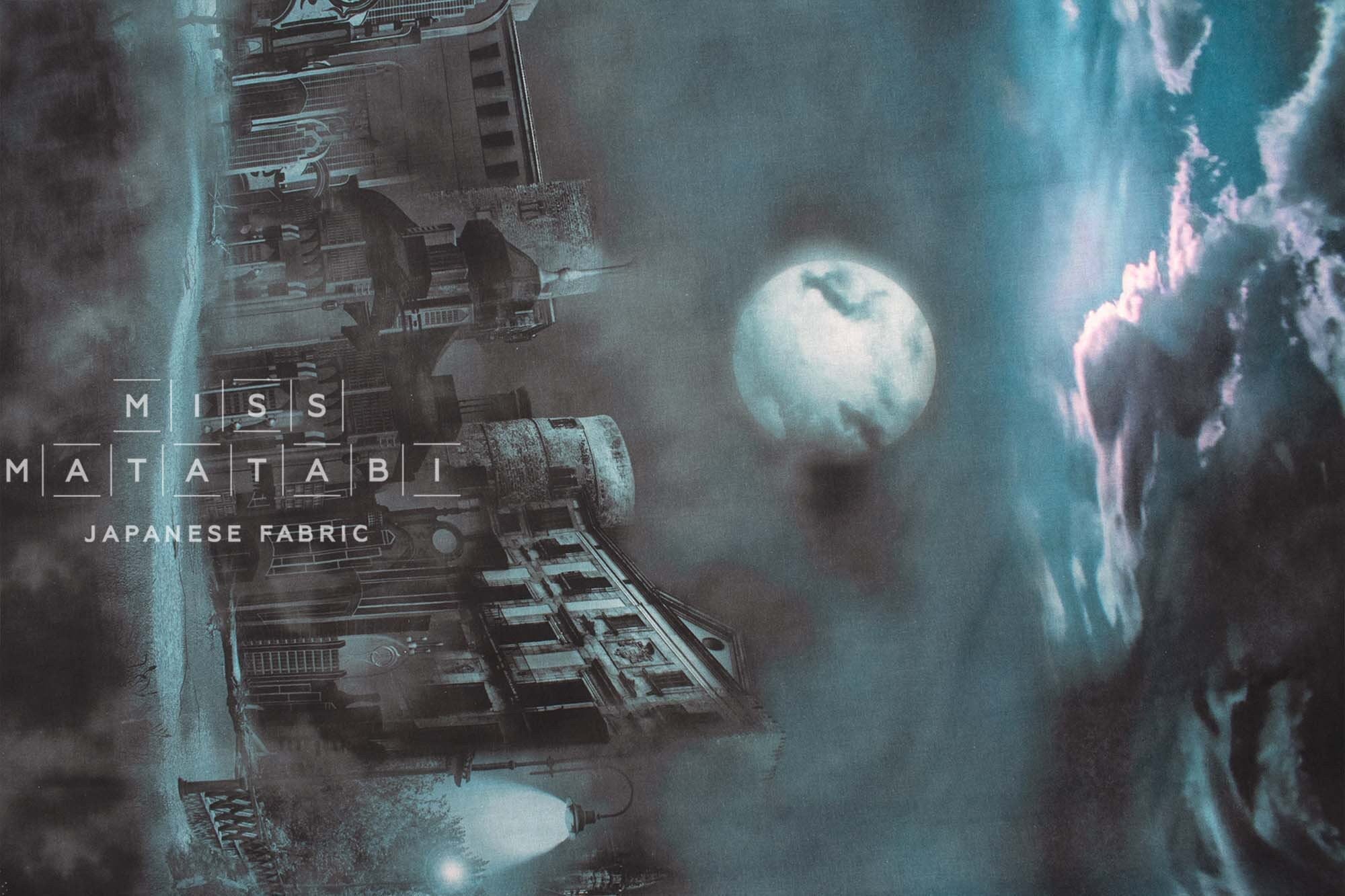 Japanese Fabric Spooky Night - panel