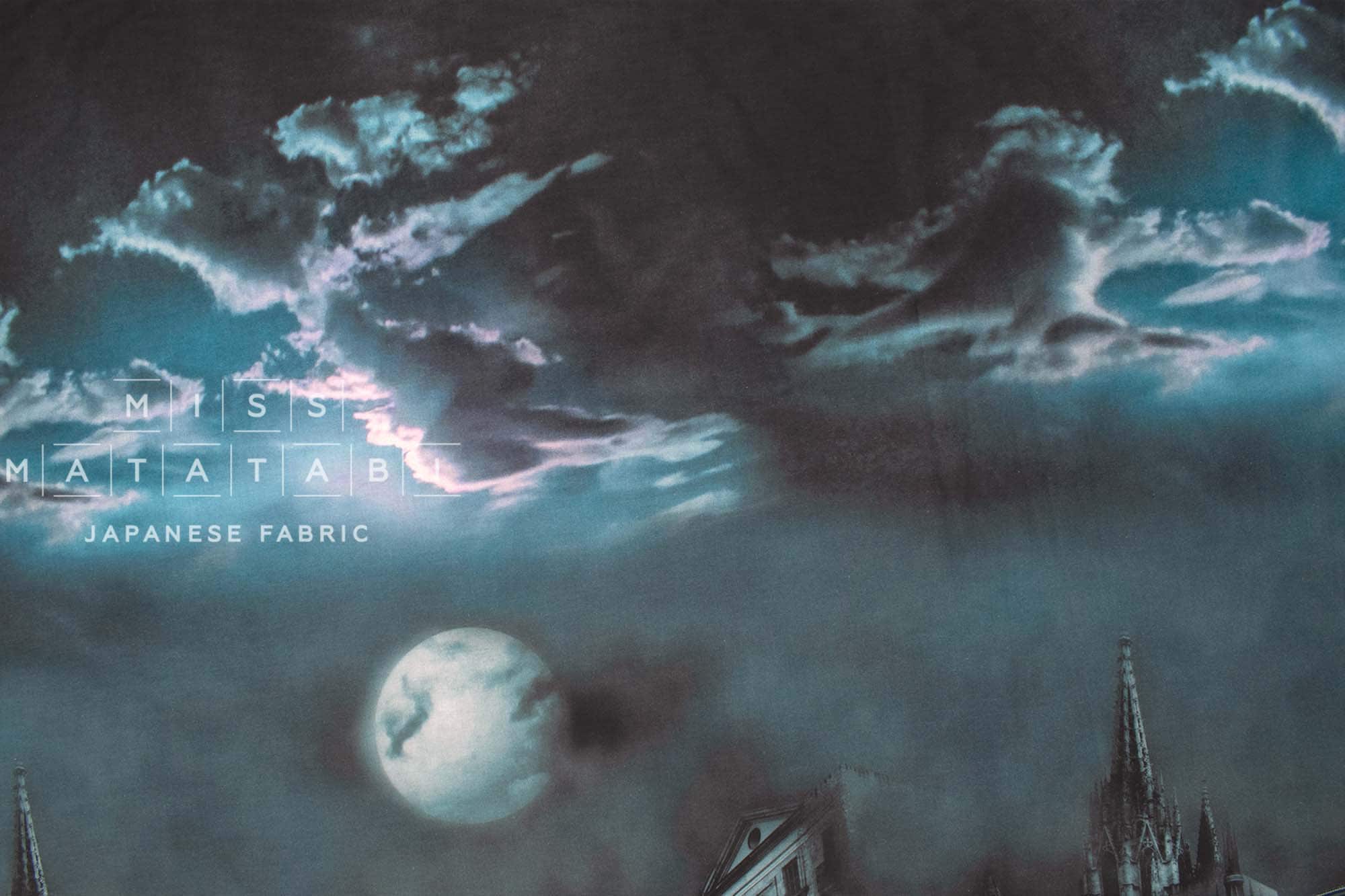 Japanese Fabric Spooky Night - panel
