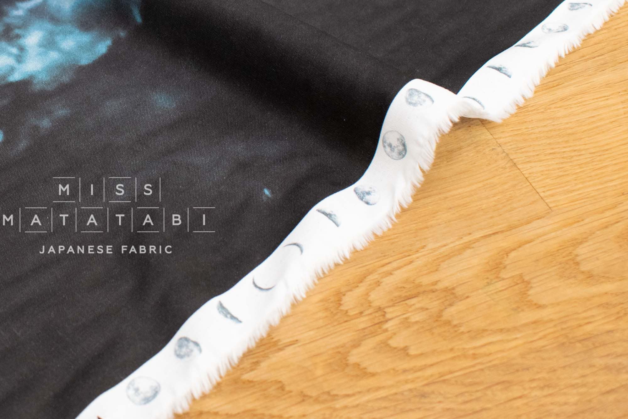 Japanese Fabric Spooky Night - panel