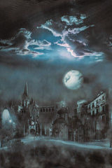 Japanese Fabric Spooky Night - panel