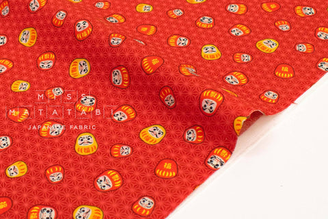 Japanese Fabric Traditional Series Daruma - B - 50cm