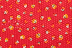 Japanese Fabric Traditional Series Daruma - B - 50cm