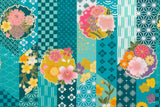 Japanese Fabric Spring Wagara III - B - 50cm