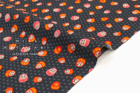 Japanese Fabric Traditional Series Daruma - A - 50cm