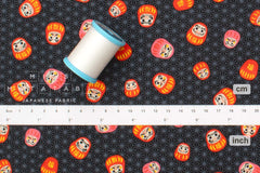 Japanese Fabric Traditional Series Daruma - A - 50cm