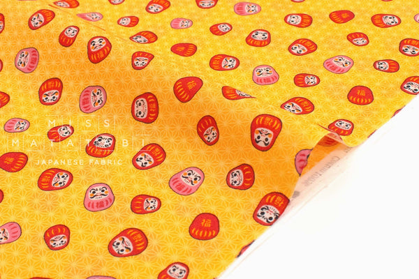 Japanese Fabric Traditional Series Daruma - C - 50cm