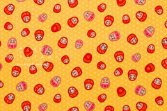Japanese Fabric Traditional Series Daruma - C - 50cm