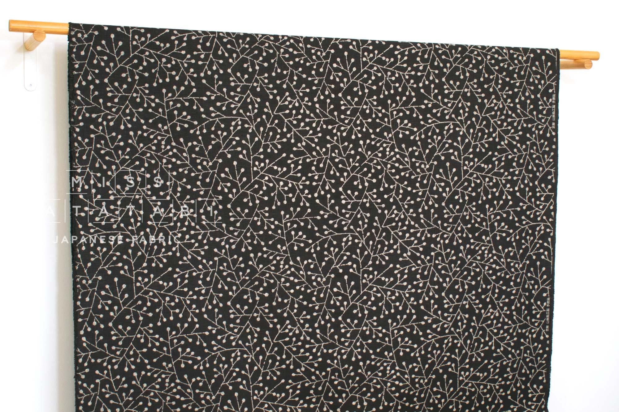 Shokunin Collection Hand-printed Japanese Fabric Seed Pods - 5E - 50cm