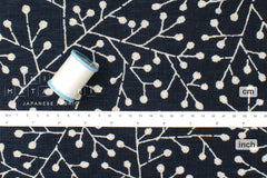 Shokunin Collection Hand-printed Japanese Fabric Seed Pods - 5E - 50cm