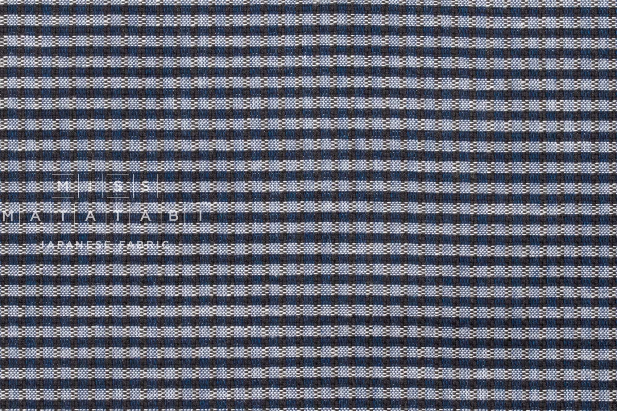 DEADSTOCK Japanese Fabric Yarn Dyed Stripe - blue - 50cm