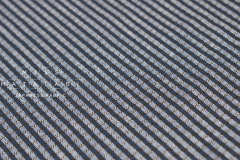 DEADSTOCK Japanese Fabric Yarn Dyed Stripe - blue - 50cm